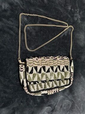 Small bag with jewelry fabric Zara